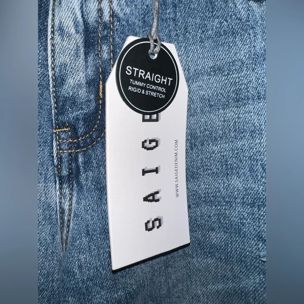 Saige Denim straight Leg 7/28 - Picture 3 of 9